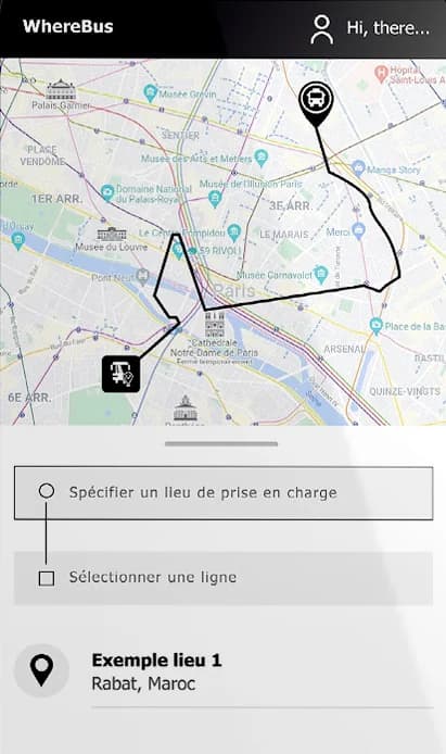 Live map on mobile